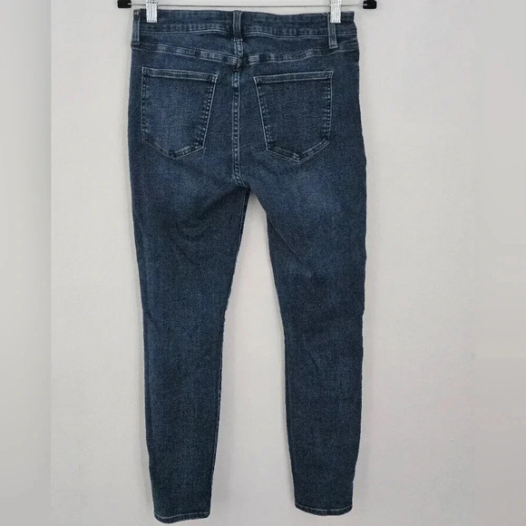 Pistola skinny‎ mid rise jeans in moody dark blue size 28 - Picture 2 of 5